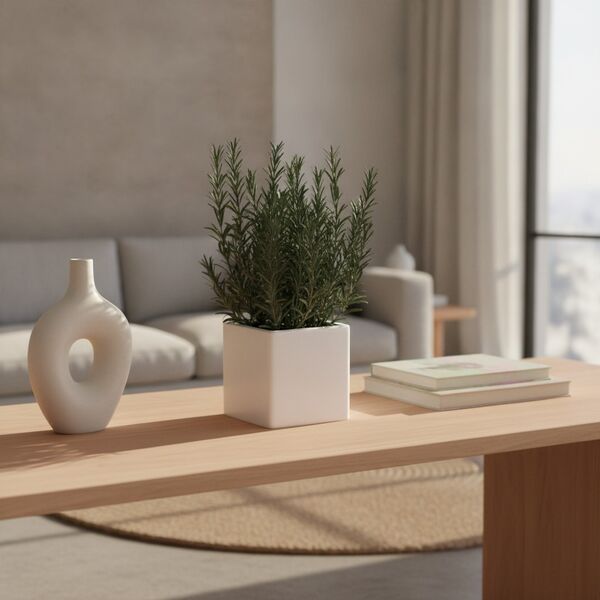 And Plant 17 Rosmary Pot 3D Model