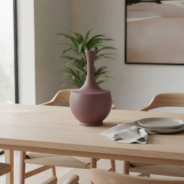 Ceramic Brown Round Pot 04 - interior view 2
