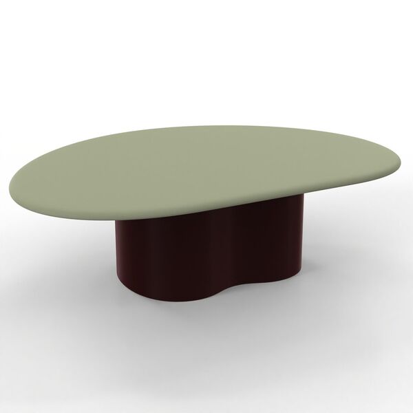 Pedestal Low Table 01 3D model render view