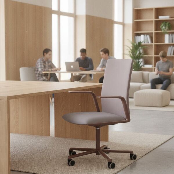 Medium-Back Office Task Chair 02 3D model in a college and university interior scene