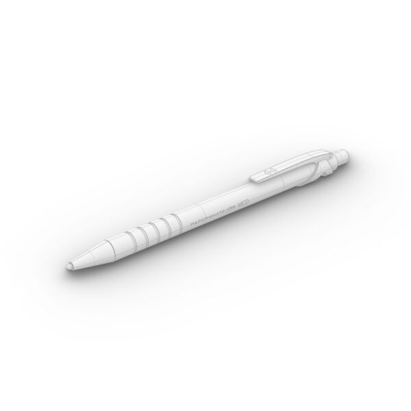 3DModel Unity Papermate Ultra Pen 3D model — clay shaded view