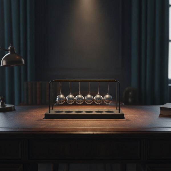 Newton's Pendulum - interior view 2