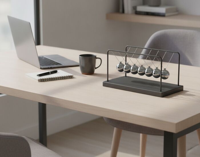 Newton's Pendulum 3D Model