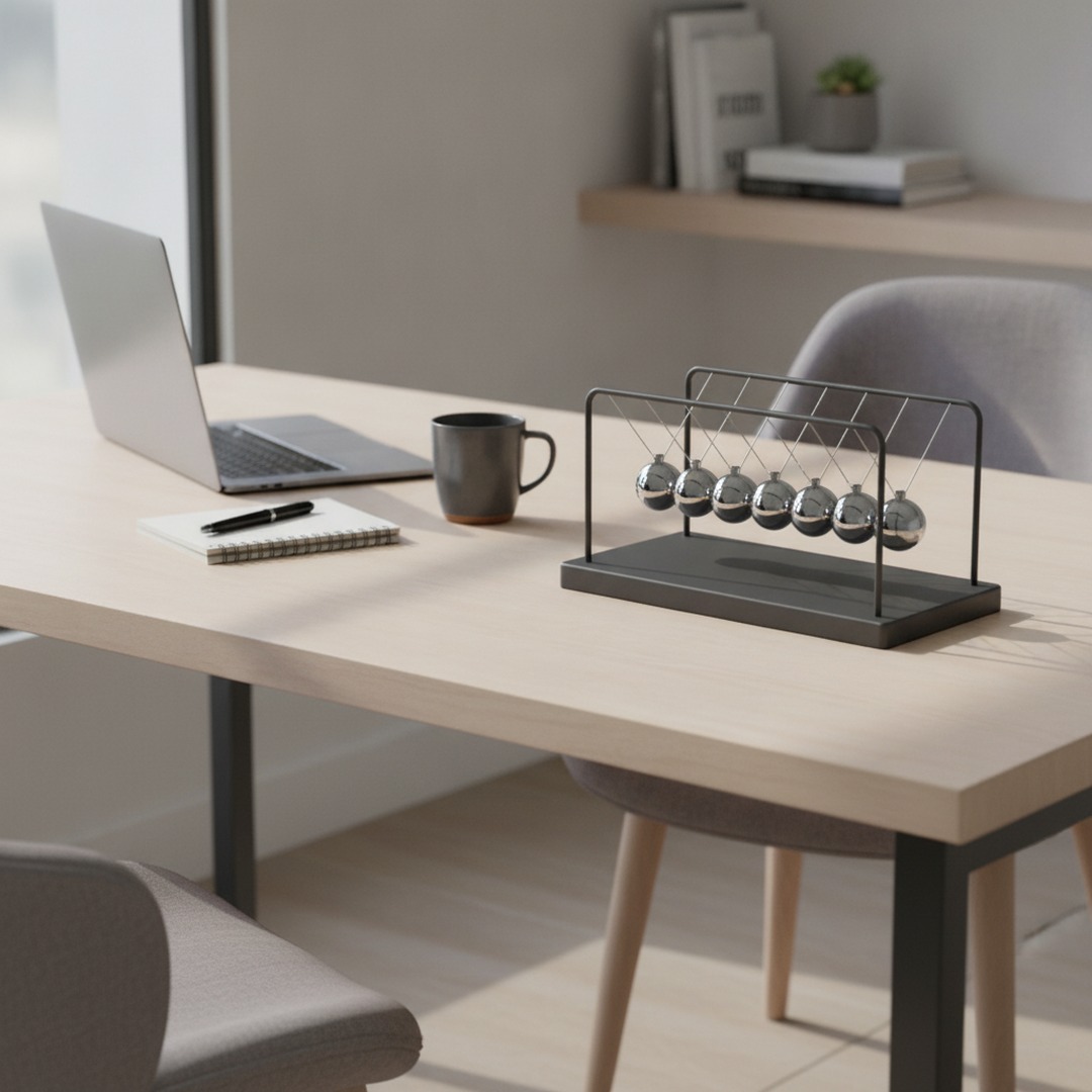 Newton's Pendulum 3D Model