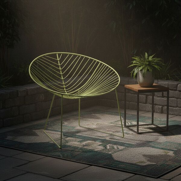 Sled-Base Wire Armchair 01 3D Model