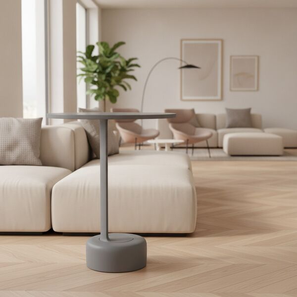 MDF-Top Side Table 01 3D model in a college and university interior scene