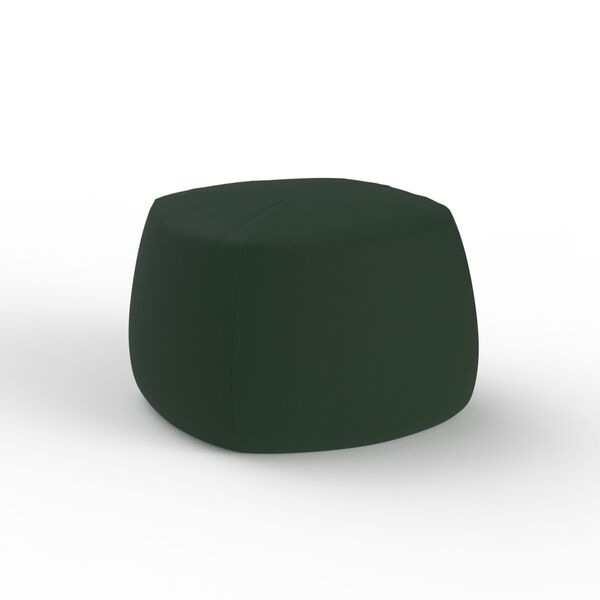 Fabric Black Pouf 05 - interior view 2