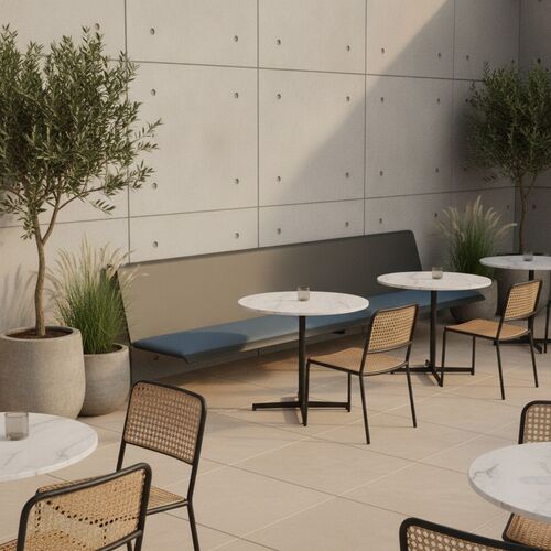 Wall-Mounted Bench 02 3D Model