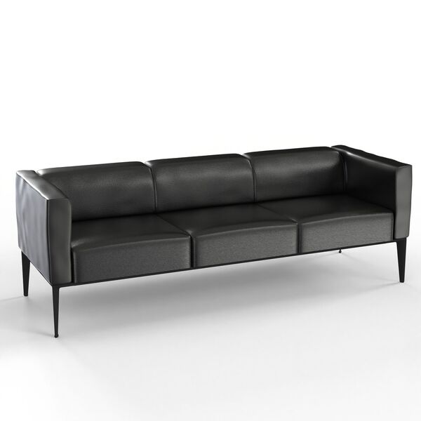 3-Seat Lounge Sofa 01 3D model render view