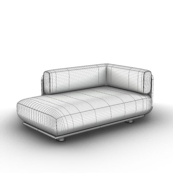 Arper Shall Day-bed bi-material 6942 sv