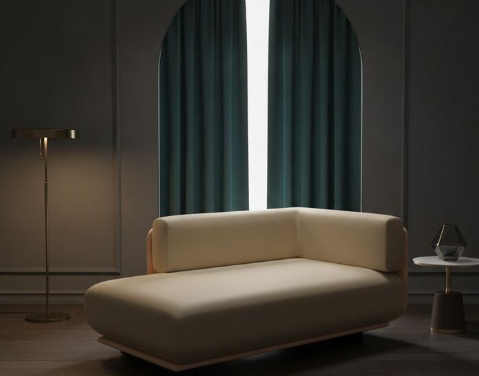 Upholstered Daybed 01 3D Model