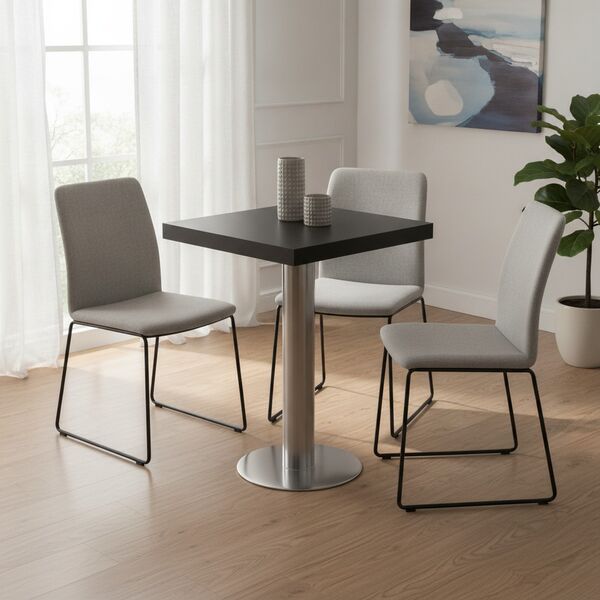Rectangular Metal Stand Table 01 3D Model