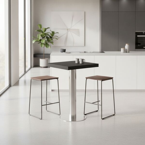 Rectangular Metal Stand Table 01 - interior view 1