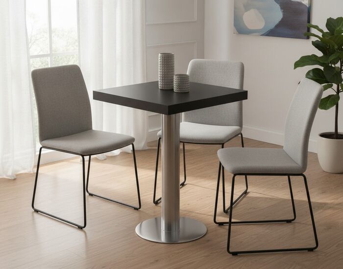 Rectangular Metal Stand Table 01 3D Model