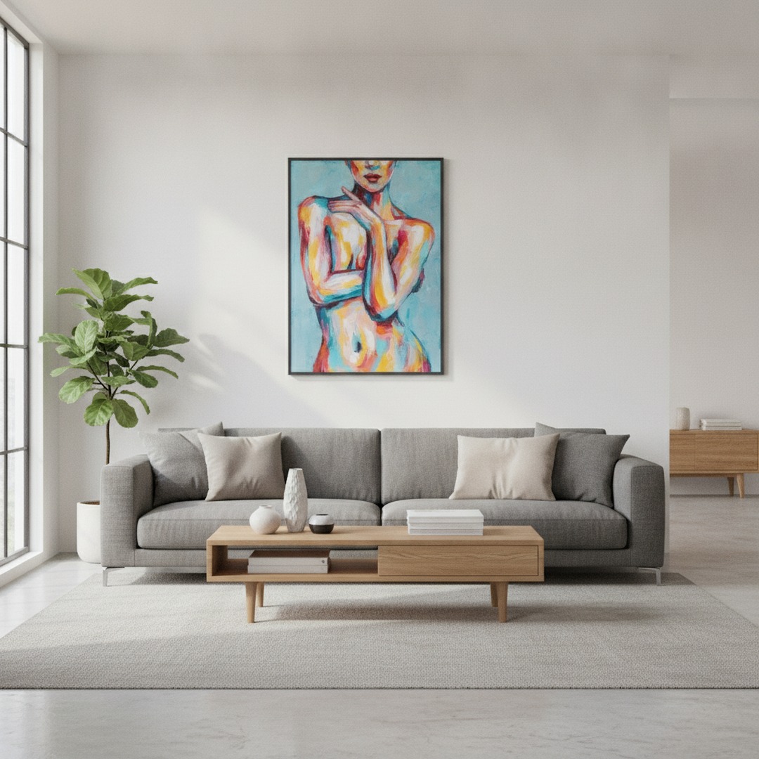 02 50x70 Painting 3D Model