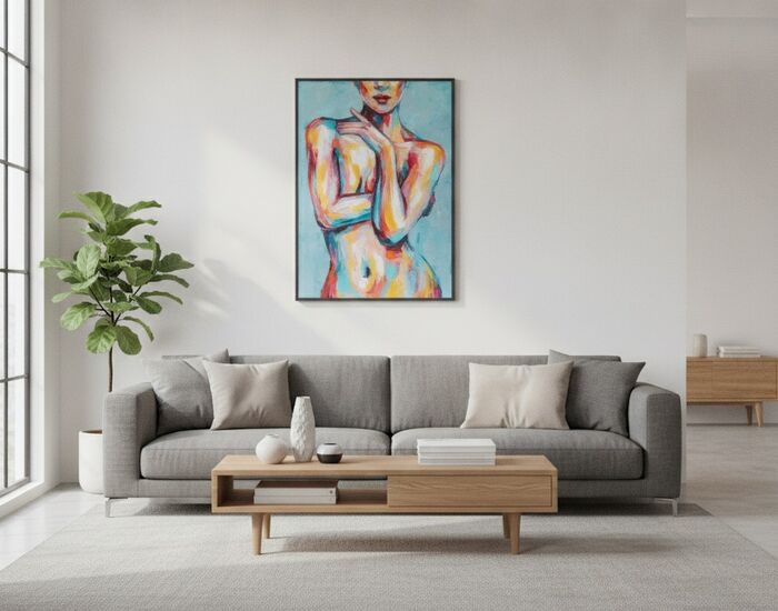 02 50x70 Painting 3D Model