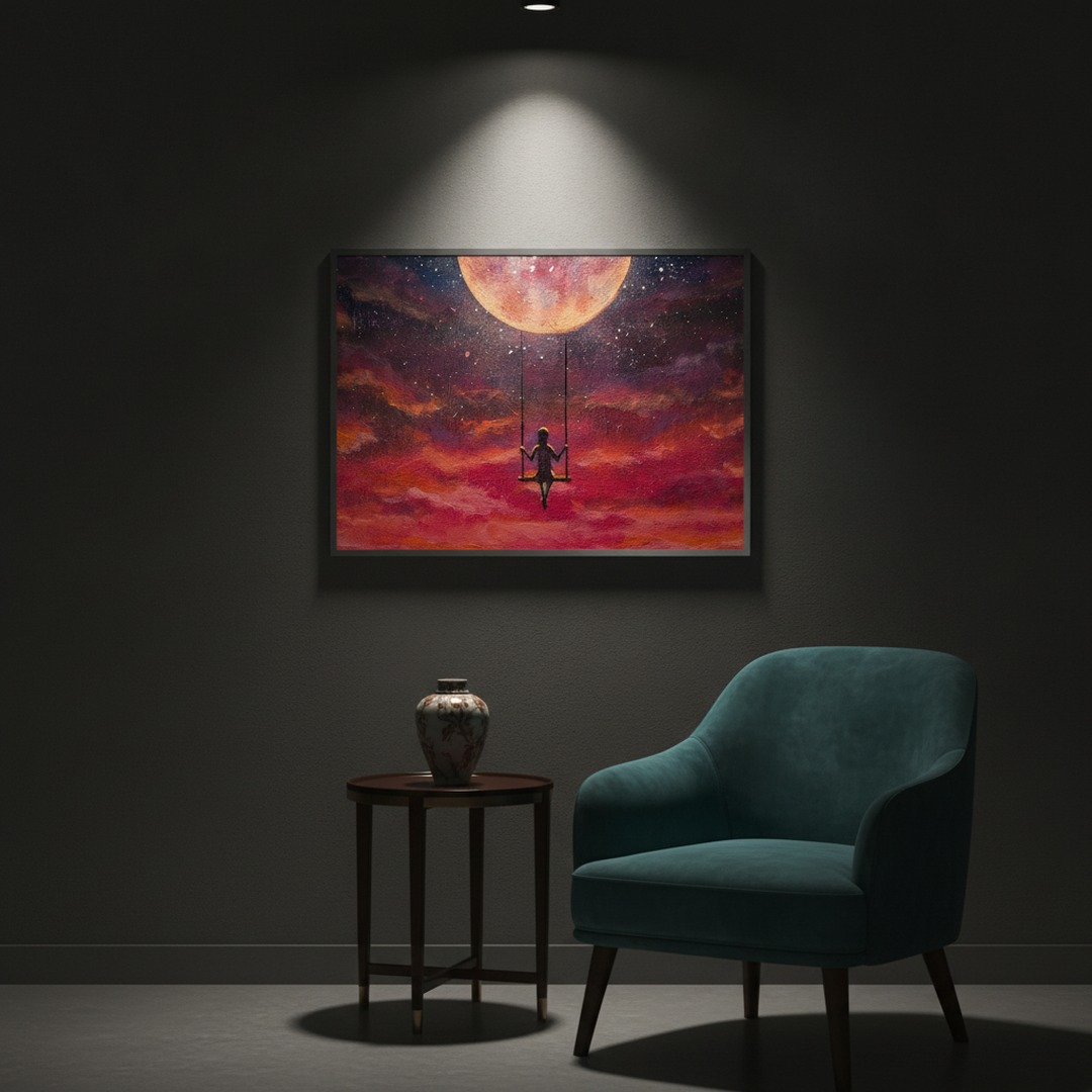 06 100x70 Painting 3D Model