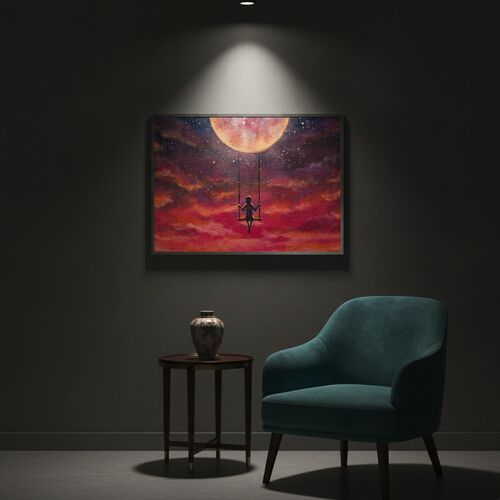06 100x70 Painting 3D Model