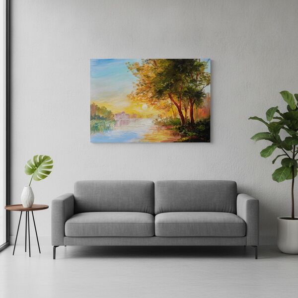 04 100x70 Painting 3D Model