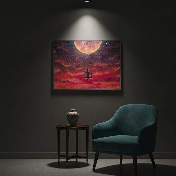 06 100x70 Painting 3D Model