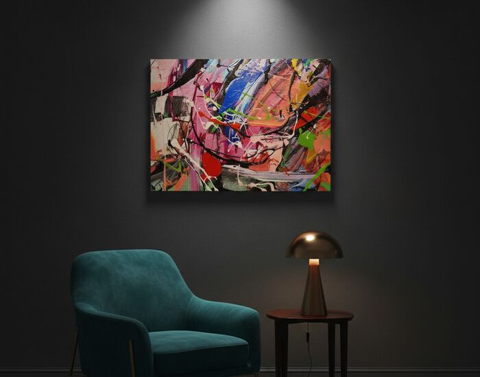 11 70x50 Painting 3D Model