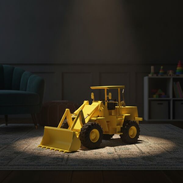 Bulldozer Toy 3D Model