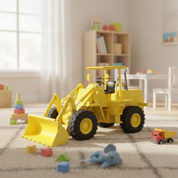 Bulldozer Toy - interior view 1