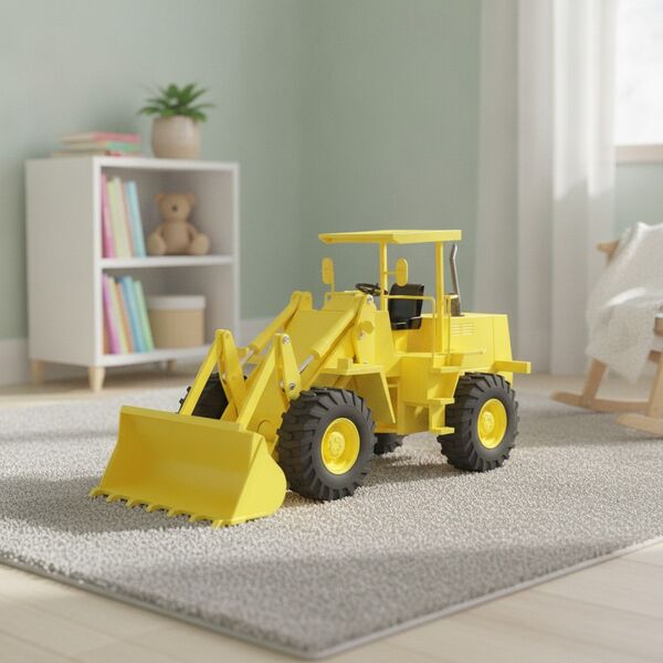 Bulldozer Toy - interior view 2