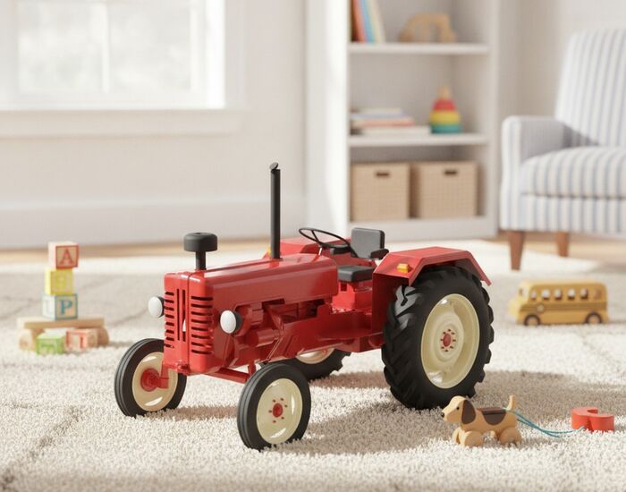 Tractor Toy 3D Model