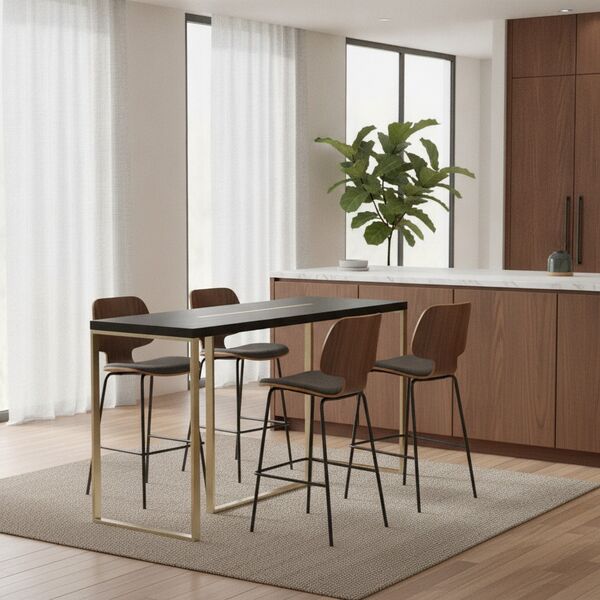High Rectangular Metal Stand Table 01 3D Model
