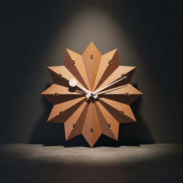 Vitra Nelson Fan Clock 3D model — styled interior scene