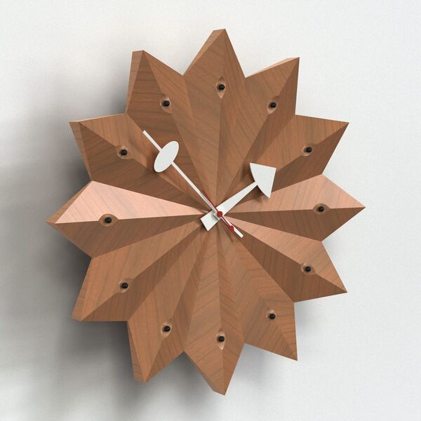 Vitra Nelson Fan Clock 3D model — studio render