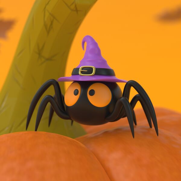 Set Basic Halloween 3 3D Model - shaded view, clean NURBS geometry for Rhino