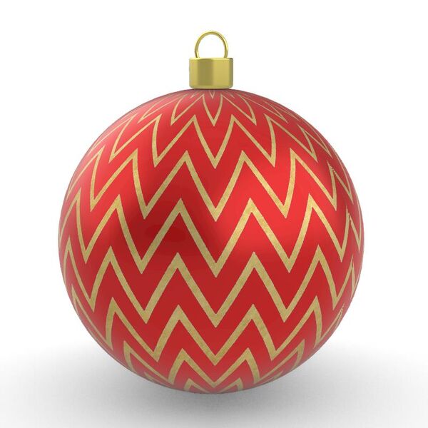Ornament Ball 3 3D Model - shaded view, clean NURBS geometry for Rhino