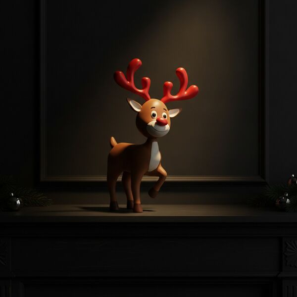 Rudolf Reindeer 3D Model