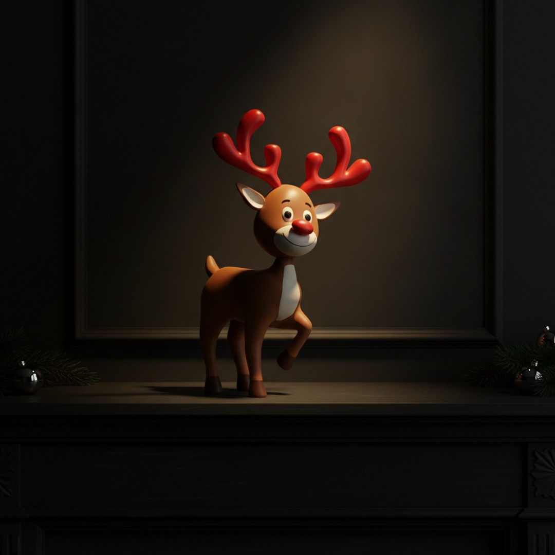 Rudolf Reindeer 3D Model