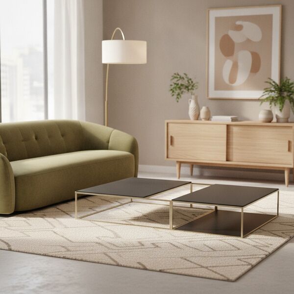 Low Rectangular Table 01 3D Model