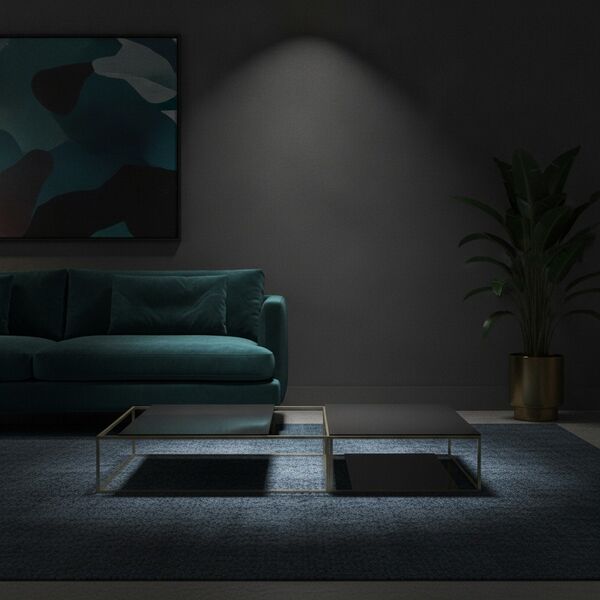 Low Rectangular Table 01 - interior view 2