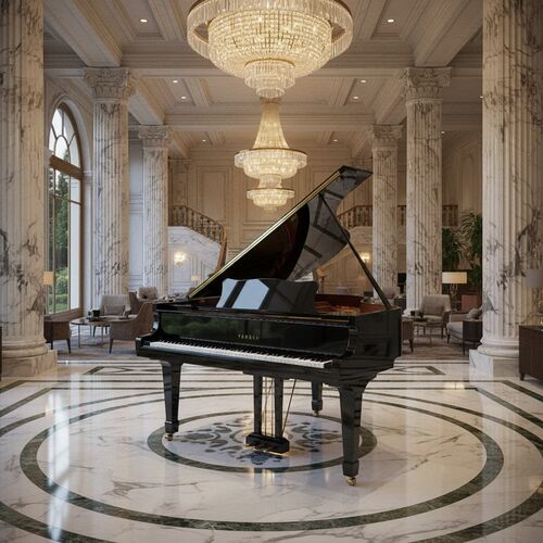 Yamaha Grand Piano 3D Model