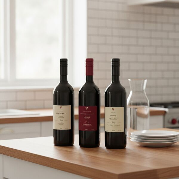 Wine Bottles - interior view 1