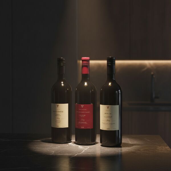 Wine Bottles - interior view 2