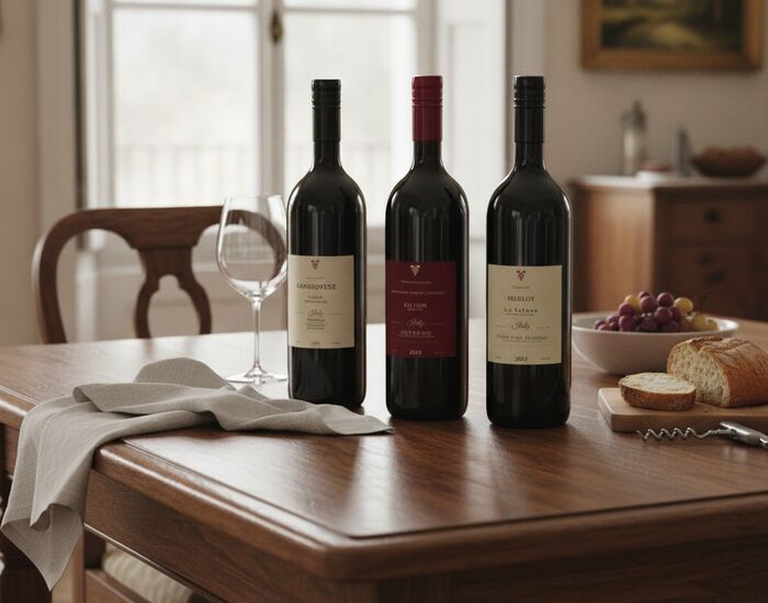 Wine Bottles 3D Model