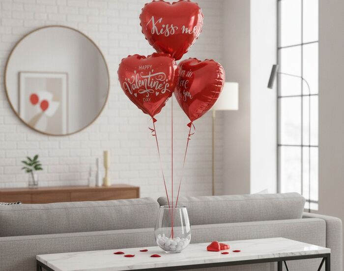 Valentine S Heart Ballons San 3D Model