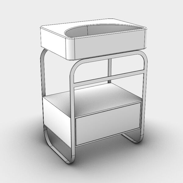 Lunaris Structure 61 Drawer 3D Model