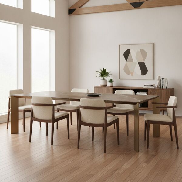 Rectangular Marble Top Metal Stand Table 07 - interior view 1