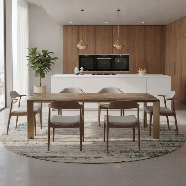 Rectangular Marble Top Metal Stand Table 07 - interior view 2