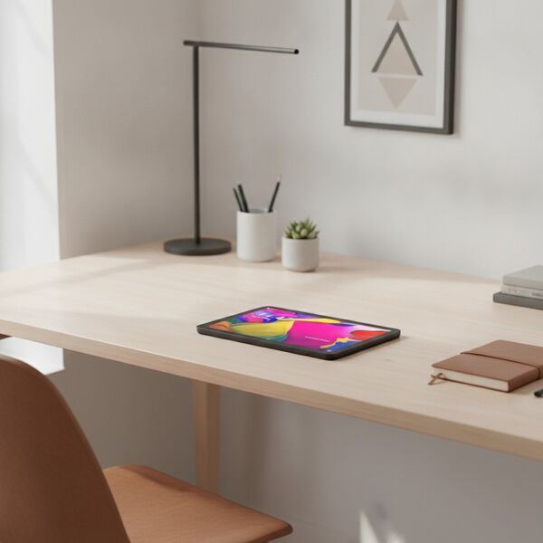 Black Plastic Frame Android Tablet 01 - interior view 1