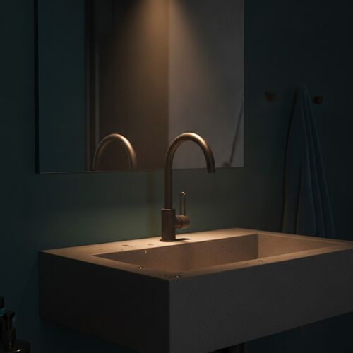 Kitchen Metal Tap 03 3D Model