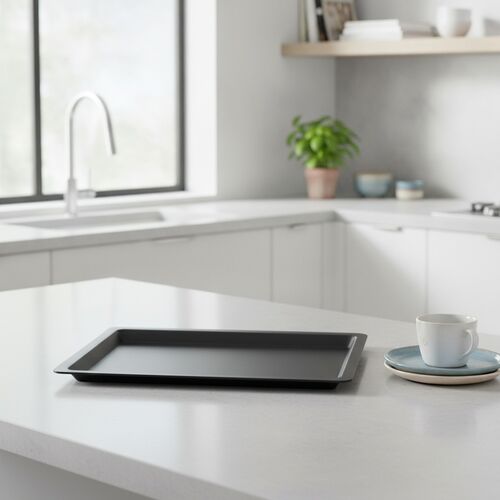 Plastic Black Tray 01 3D Model