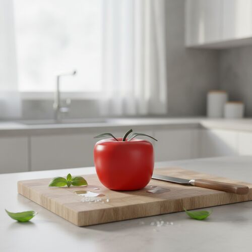 Red Tomato 02 3D Model